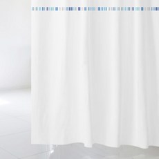 浴簾+塑膠掛鉤 12入+白色掛桿組合, sc867