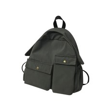 JH Company 不對稱口袋後背包, 灰色