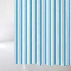 수풀 샤워 커튼 북유럽 스타일 sc894 L 1800 x 1880 mm + 플라스틱 고리 12p + 화이트봉 세트, 1세트