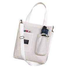 JH Company 休閒設計2WAY單肩包, 白色