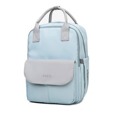 JH Company 柔和粉彩後背包, 藍色