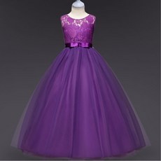 베베몽스토리 여아용 심플 민소매 롱 드레스