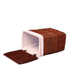 多用途藤編收納籃 YT_RB082 L號, 棕色, 1個