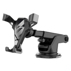 三角車用手機支架, 黑色, 1個