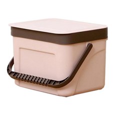 KEYMING 壁掛式可手提垃圾桶, 粉色的