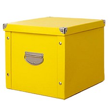 MARKET A北歐風感組裝式多功能收納箱, 黃色的, 1個