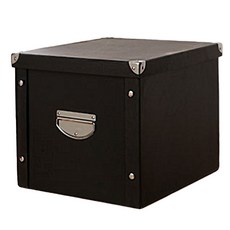 MARKET A北歐風感組裝式多功能收納箱, 黑色的, 1個