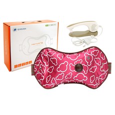 Dr.TODAY 新款充電式熱敷袋+熱敷罩 酒紅色, GN001