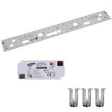 三星LED廚房客廳燈 540*75mm 25W優質三星S6模組+三星KS鎮流器, 黃光色, 1套