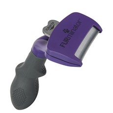 FURminator 貓用底層毛專用除毛梳 長毛用 中型, 混合色, 1個