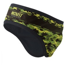 MCN 拉絨耳罩 冬季髮帶 耳塞, 迷彩綠, 1個