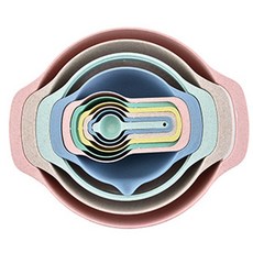 YOU&ME 多功能量勺攪拌球套組 10 個小麥色, 1套