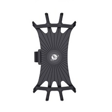 TRVL 蜘蛛網360度旋轉矽膠智慧型手機支架, 黑色, 1個