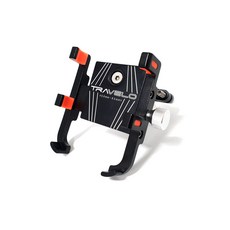 TRAVELO 360度自行車手機支架, 混色, 1個