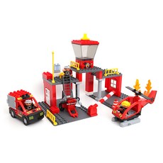 LEGO 樂高 得寶系列 兼容積木消防救援隊 70p, 混色