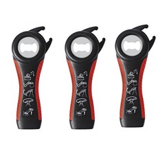 부스마켓 다기능 오프너 3p, 블랙 + 레드, 1개