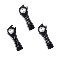 부스마켓 다기능 오프너 3p, 블랙 + 그레이, 1개