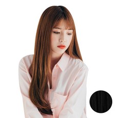 pickNwear 卡扣式接髮髮片 C字捲 M, 黑色, 1個