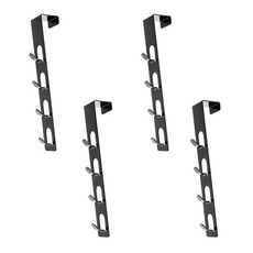 JCP長圓形門勾, 黑色的, 4個