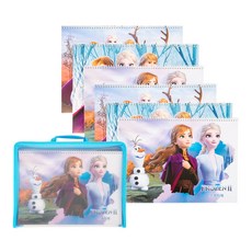 kumhong 冰雪奇緣 2 速寫本套組 7p + 帶把手拉鍊盒, 354 x 245 毫米, 18張