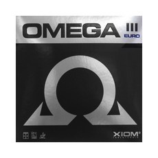 엑시옴 오메가 3 유로 탁구 러버 2.0, 레드, 1개