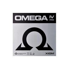 XIOM OMEGA 4 PRO 桌球膠皮 MAX, 紅色