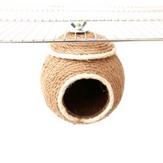 The Flow Company 繩索懸掛橡果鳥巢 A款, 混合顏色, 1個