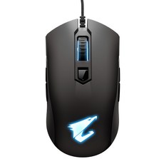 GIGABYTE 技嘉 AORUS M4 RGB Fusion 電競有線鼠標, 啞光黑, 單品