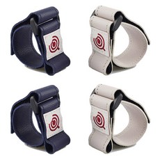 嬰兒推車皮革扣帶2件組 2色, 黑色+白色, 1組