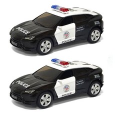 KiNSMAR 藍寶堅尼 Urus 警察 1:38 合金車, 混合顏色