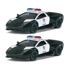 KiNSMART 藍寶堅尼 Murciélago LP640 警車迷你車, 混合顏色