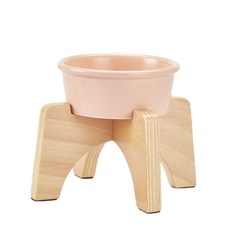 Pessian Pet Cross 寵物桌, 原木色+淺粉色, 1組