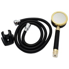 水壓升花灑套組 PL-091, 1個, 黑金色