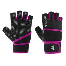 BOODUN 女士 健身護腕自行車半手套, 粉色的