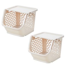 JHCompany多功能廚房收納盒 2入, 淺褐色