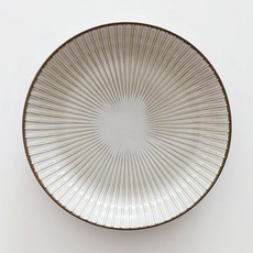 梳紋義大利麵盤 23.6 x 2.6 cm, 混合顏色, 4個
