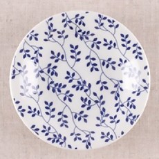 海洋藍色義大利麵盤 22 x 4cm, 藤蔓, 4個