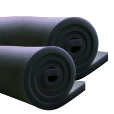 高硬度海綿 40k 1 x 100 x 200 cm, 2個, 黑色