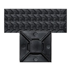 貼牆索帶固定座 黑色 L號 3m, 100個