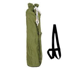 純色 大容量瑜珈墊袋 + 瑜珈墊背帶組 B07, 綠色