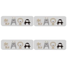 可愛動物珪藻土杯墊 B29 4入, 7型