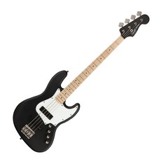 스콰이어 Contemporary Active Jazz Bass HH MN FLT 베이스 기타 + 구성품 11종 세트, BLACK(기타), 랜덤발송(카포, 융), 흰색(픽크), 노란색(피크케이스), 검정(줄감개), 1개