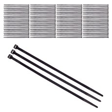 smato 束線帶 黑色 300 x 4.5 mm, 500個, 單一商品