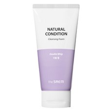 the SAEM 得鮮 NATURAL CONDITION泡沫潔面乳 Double Whip, 150ml, 1條