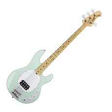 스털링 SUB STRINGRAY 4 MN 베이스 기타 + 구성품 11종 세트, MINT GREEN(기타), 랜덤발송(카포, 융), 흰색(픽크), 노란색(피크케이스), 검정(줄감개), 1개