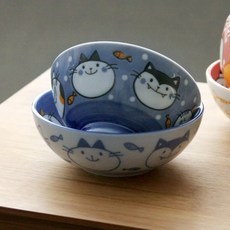 Reverberable Neko Air 款待套組, 天藍色, 飯碗+湯