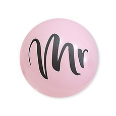 WOW PARTY KOREA Mr. 氣球 30cm, 粉紅色, 50個