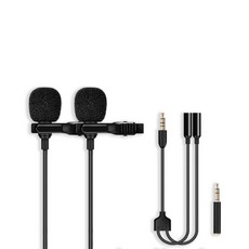 TSG 廣播用專業雙領夾式麥克風, PM100 DUO