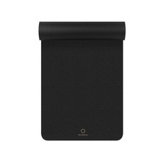 BADRA COMMENCE NBR 橡膠瑜伽墊 + 背帶套組, 午夜黑