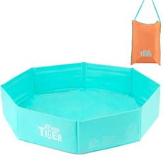 MY LITTLE TIGER 遊戲墊+收納袋, 薄荷色